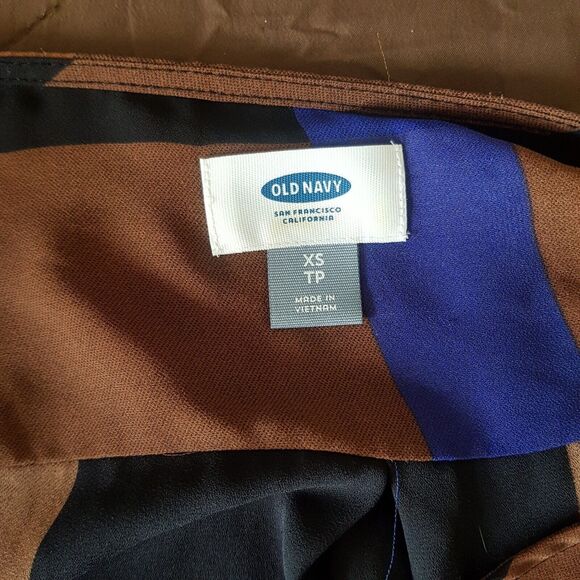 Old Navy Dress Sz XS Preppy Old Money Minimalist Neutral Fall Autumn Earthy Y2k - Picture 11 of 13